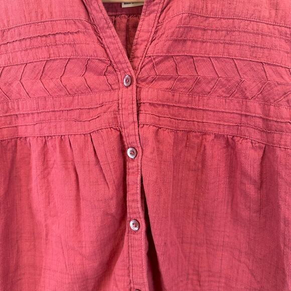 Woolrich Button Front Cotton Relaxed Long Sleeve Shirt Blouse Womens Size S - Picture 5 of 16